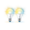 Set 2 becuri LED WiZ Connected E27 8W A60 806lm Tunable White