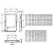 Proiector LED Philips Ledinaire 100W 1200lm IP65 BVP169