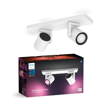 Spot Philips Hue Argenta White BT 2x4.2W 800lm White and Color Ambiance