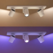 Spot Philips Hue Argenta White BT 3x4.2W 1200lm White and Color Ambiance