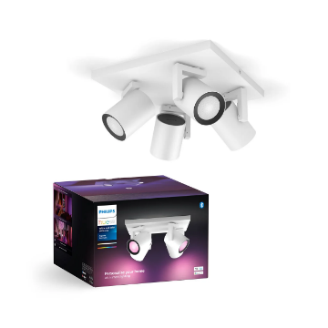 Spot Philips Hue Argenta White BT 4x4.2W 1600lm White and Color Ambiance