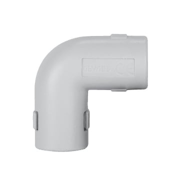 Cot tub rigid Gewiss PVC 90 grade scurt 32mm DX40332