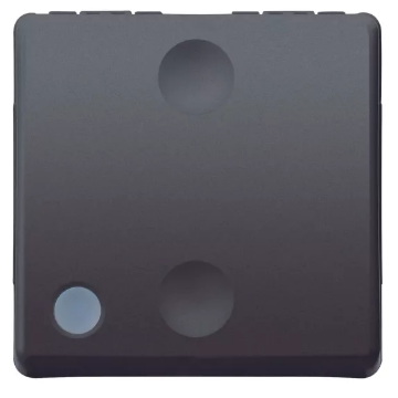 Intrerupator LED cap scara Gewiss System GW21589 2 module negru 