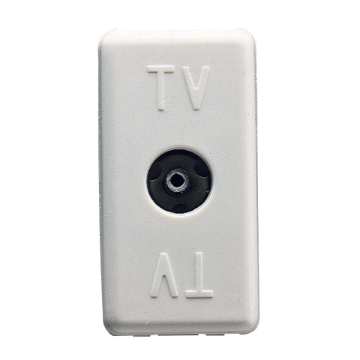Priza TV directa 0DB Gewiss System GW20228 1 modul alba