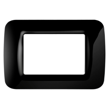 Rama decor Gewiss Top System GW22513 3 module negru