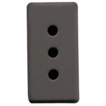 Priza Gewiss System GW21201 1 modul 2P+E neagra 