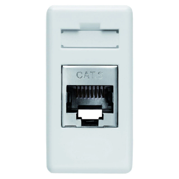 Priza date RJ45 FTP CAT.6 Gewiss System GW20686 1 modul alba 
