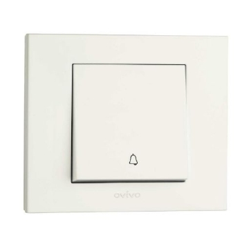 Intrerupator Sonerie Ovivo Grano ST Alb