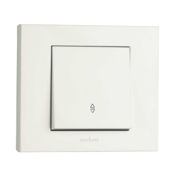 Intrerupator Cap Scara Ovivo Grano ST Alb