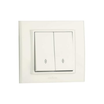 Comutator Cap Scara Ovivo Grano ST Alb