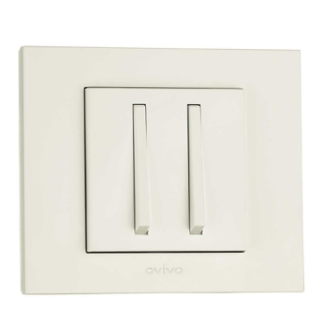 Comutator Ovivo Grano ST Slim Alb
