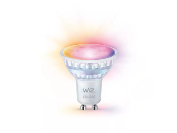 Bec LED inteligent WiZ Connected RGBW 4.7W (50w) GU10 PAR16 345lm WiFi Matter Control Vocal