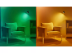 Bec LED inteligent WiZ Connected RGBW 4.7W (50w) GU10 PAR16 345lm WiFi Matter Control Vocal