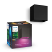 Aplica LED inteligenta Philips Hue Outdoor Resonate Metal Black Downward 8W 590lm IP44 White and Color Ambiance