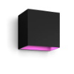 Aplica LED inteligenta Philips Hue Outdoor Resonate Metal Black Downward 8W 590lm IP44 White and Color Ambiance