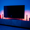 WiZ Connected Set lampi LED inteligente negre RGBIC 30cm 8.2W Matter WiFi Bluetooth Control Vocal