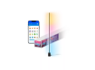 Lampadar LED inteligent WiZ Connected Aluminiu Negru RGBIC 9.7W 135.5cm Matter WiFi Bluetooth Control Vocal