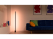 Lampadar LED inteligent WiZ Connected Aluminiu Negru RGBIC 9.7W 135.5cm Matter WiFi Bluetooth Control Vocal