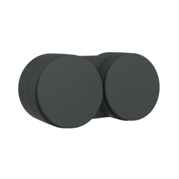 Intrerupator dublu modular antracit PT Ovivo xOne