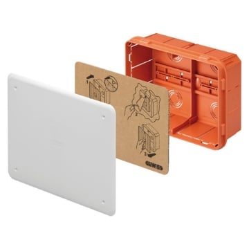 Doza legatura Gewiss ST GW48006 tencuiala 196x152x75 IP40 technopolymer sina DIN dispersie 11W pentru circuite electrice