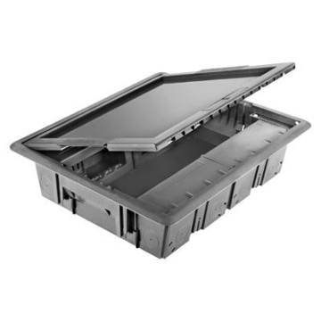 Doza aparat pardoseala Gewiss GW24602 20 module cu capac personalizabil 364x320x98 mm pentru instalatii electrice