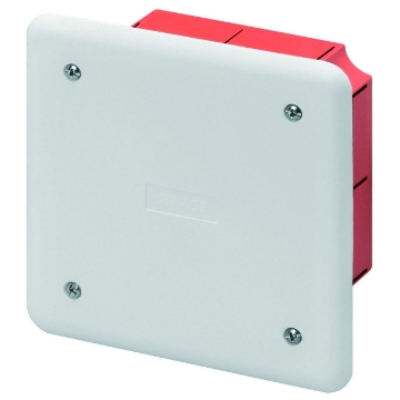 Doza legatura Gewiss GW48001 tencuiala 92x92x45mm IP40 plastic rezistent pentru instalatii electrice zidarie