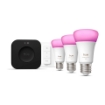 PHILIPS Hue Starter Kit White and Color Ambiance 3X9W E27 1055lm 2000-6500K RGBW Bridge Pro Matter Bluetooth
