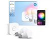 PHILIPS Hue Essential Kit 2 Becuri Inteligente LED E27 8W (60W) 806lm RGBW 2200-6500K Bridge V2