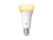 PHILIPS Hue Bec inteligent LED White Ambiance A60 E27 11.8W 1600lm 2200-6500K IP20 | Iluminat interior reglabil control smart