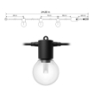 Festavia Hue globe string 21m 30bulb EU