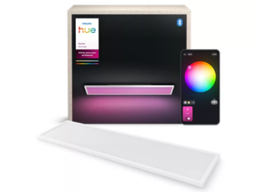PHILIPS Hue Surimu Panou LED tavan 120x30cm 60W 4150lm White and Color Ambiance Zigbee WiFi Iluminat Interior