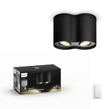 Philips Hue Spot Pillar negru PS03076