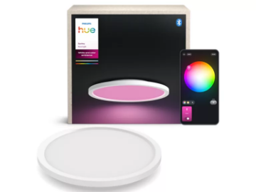 Imagine Plafoniera smart PHILIPS Hue Surimu rotunda 39.5cm 40W 2850lm White and Color Ambiance