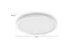 Imagine Plafoniera LED smart PHILIPS Hue Surimu rotunda 39.5cm 40W 2850lm RGBW IP20