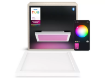 Imagine Plafoniera LED smart PHILIPS Hue Surimu 30x30cm 25W 1760lm RGBW IP20 aluminiu alb mat