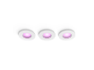 Imagine Set 3 spoturi smart baie PHILIPS HUE Xamento White GU10 3x4.2W 3x400lm IP44 White and Color Ambiance
