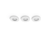 Imagine Set 3 spoturi smart baie PHILIPS HUE Xamento White GU10 3x4.2W 3x400lm IP44 White and Color Ambiance