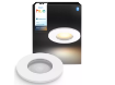 Imagine PHILIPS Hue Adore Spot LED Inteligent Baie Incastrat 92MM GU10 4.2W 400LM IP44 White Ambiance BT Zigbee Aluminiu Alb Mat
