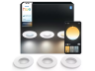 Imagine Set spoturi LED inteligente PHILIPS Hue Adore 3xGU10 400lm 4.2W IP44 alb mat