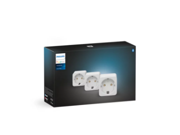 Imagine Set 3 Prize Inteligente PHILIPS Hue Smart Plug tip F alb 220-240V 2300W ZigBee Bluetooth | compatibil Alexa Siri Google Assistant