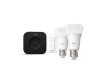 Imagine PHILIPS Hue Starter Kit 2 Becuri LED Inteligente E27 A60 1100LM White and Color Ambiance Dimmer Switch Hue Bridge Pro Motion Aware BT Zigbee