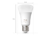 Imagine PHILIPS Hue Starter Kit 2 Becuri LED Inteligente E27 A60 1100LM White and Color Ambiance Dimmer Switch Hue Bridge Pro Motion Aware BT Zigbee