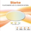 Imagine Plafoniera LED 24W 2400lm IP54 3CCT Senzor Miscare STARKE ST01183