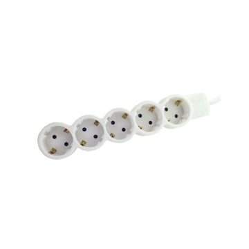 Imagine Prelungitor 5 Prize 7m 3x1.5mm IP20 2500W Alb STARKE ST01466