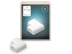 Imagine Set 4 conectori de colt banda LED Philips Hue Flux 90gr PVC Alb