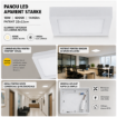 Imagine Panou LED Aparent Patrat 18W 4000K 22x22cm STARKE ST00563 1440lm IP20