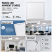 Imagine Panou LED Aparent Patrat 18W 6500K 22x22cm STARKE ST00564 1440lm IP20