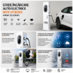 Statie incarcare auto electrice Nita NT00110 2x22kW Type 2 IP54 4G WiFi RFID OCPP Display TFT antivandal