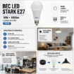 Imagine Bec LED E27 10W 4000K 1000lm STARKE ST00714 Plus Lumina Neutra