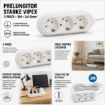 Imagine Prelungitor 3 Prize 3m 3x1.5mm IP20 CP Vipex STARKE ST00902 Alb